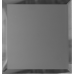 Квадратная зеркальная графитовая матовая плитка с фацетом 10 мм