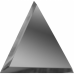 Треугольная зеркальная графитовая плитка с фацетом 10 мм