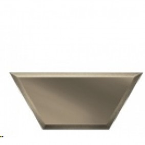 Зеркальная бронзовая плитка "ПОЛУСОТА"(п) с фацетом 10 мм